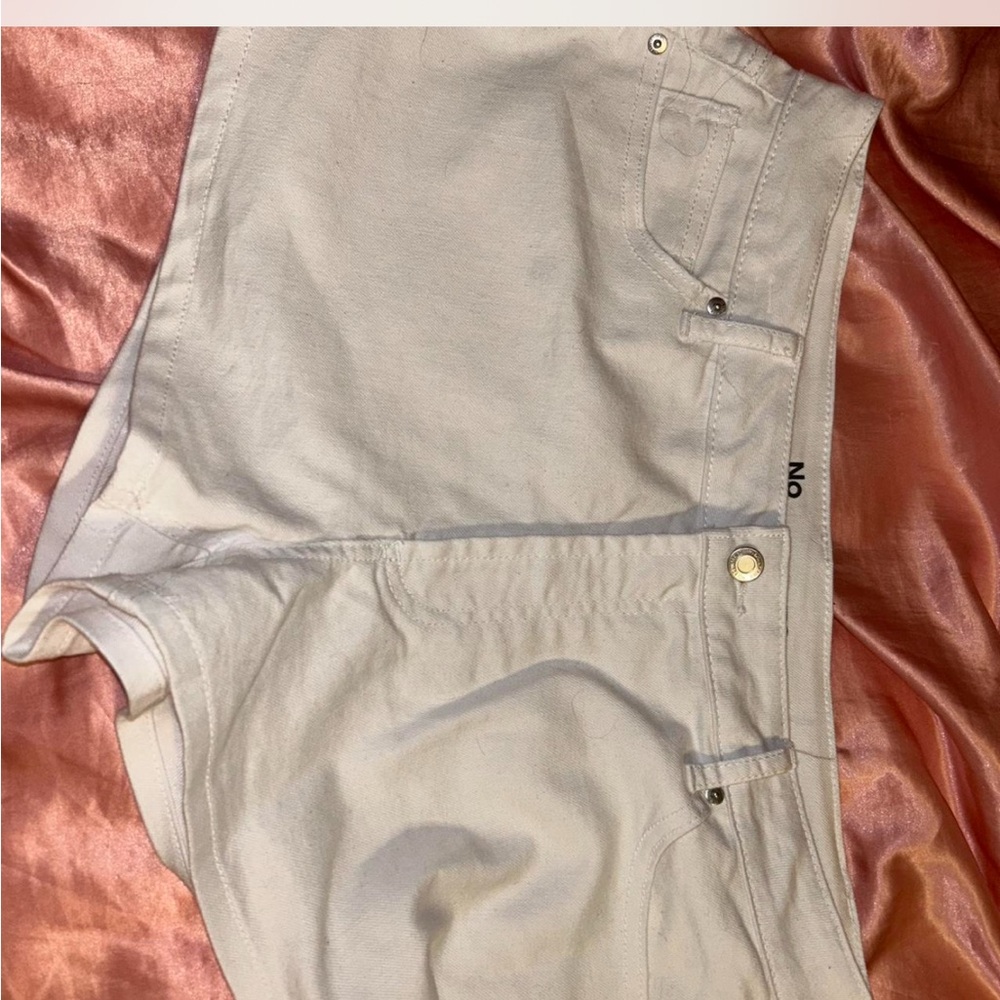 No Boundaries Cream Shorts